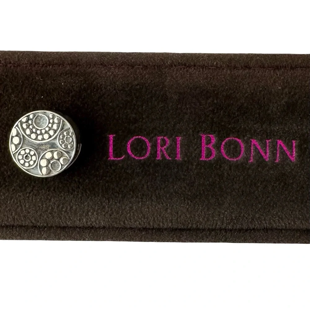LORI BONN Sterling Silver Slide Charm For Bracelet - Picture 13 of 14